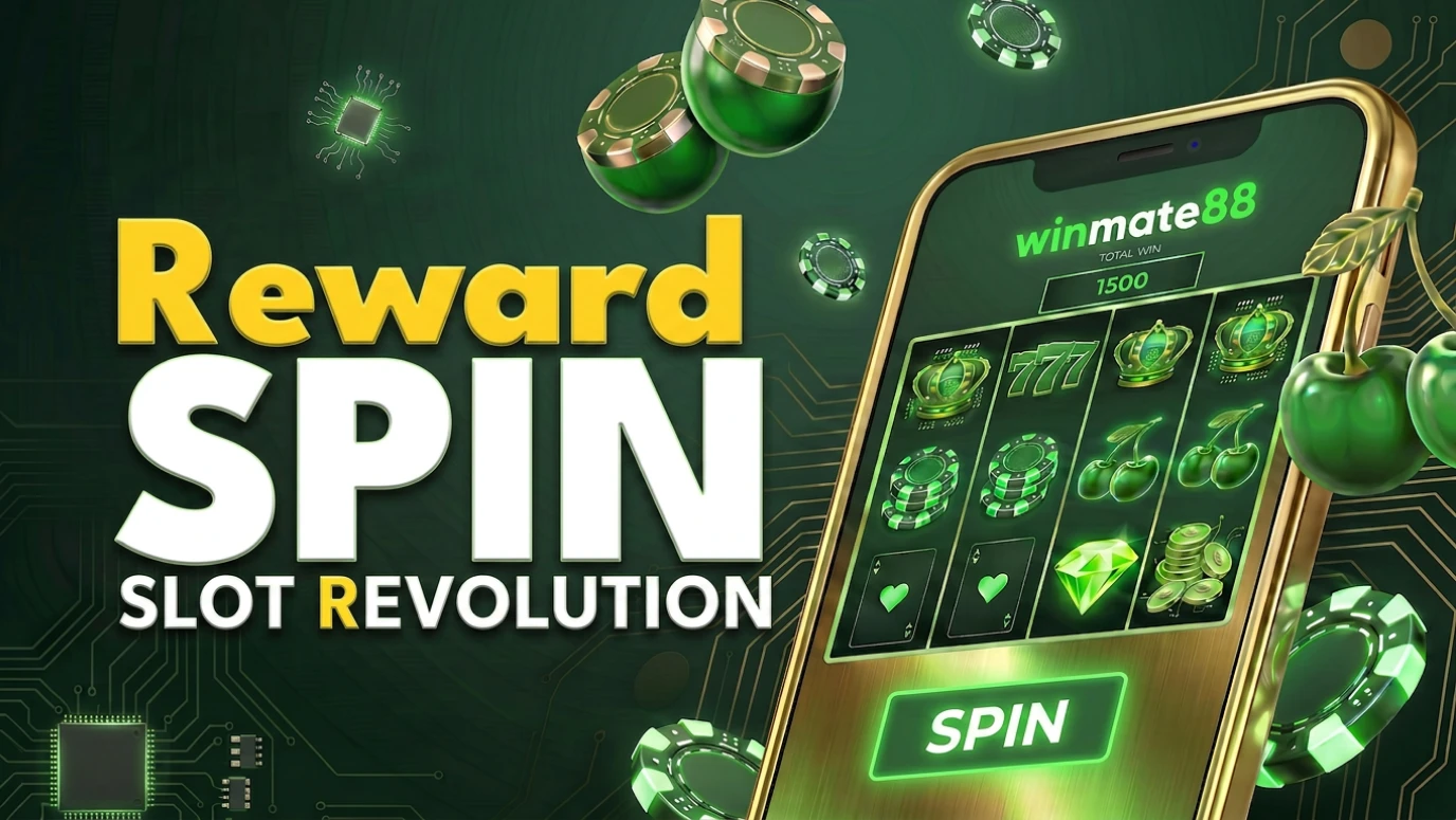 Winmate88 Reward Spin slot bonus and welcome free spins promotion